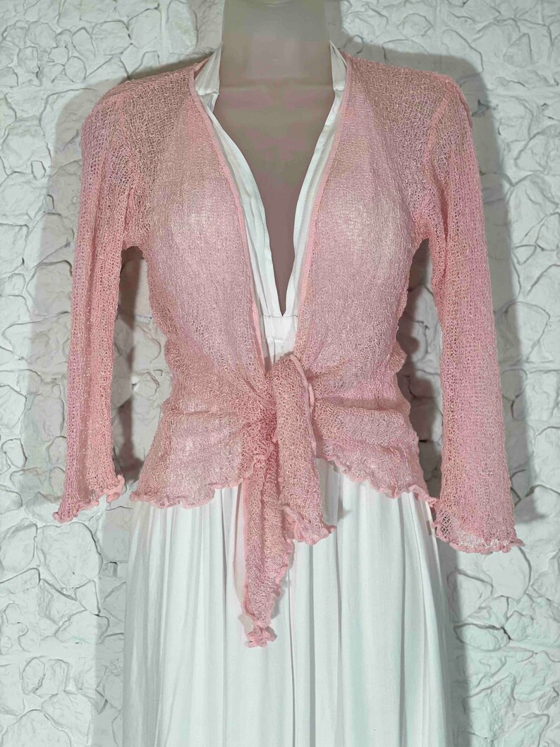 Ballerina Pink Cardigan Sheer Shrug Cardigan Shrug Sheer | Etsy