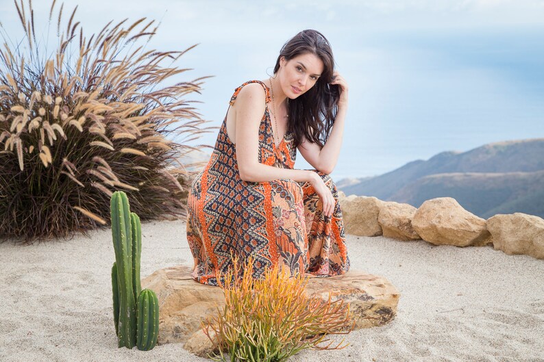 Mono estilo harem, regalo de cumpleaños para mamá de parte de su hija, ropa cómoda de meditación estilo hippie, ropa para mamá hippie, talla 22", ajuste S-XL, ¡VENTA FINAL! imagen 6