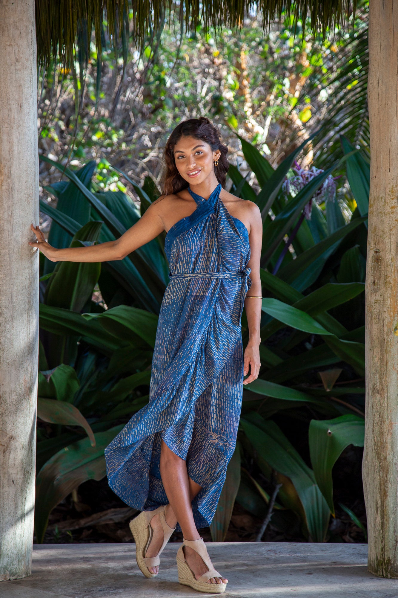 Wrap-around Skirt Converts Into Dress, Long Maxi Skirt, Convertible to  Beach Dress, Goddess Halter Skirt #7 - Etsy