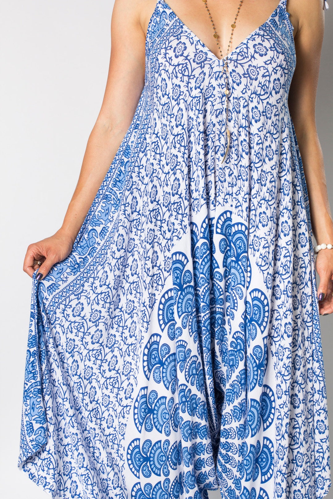 Combinaison sarouel pour femme avec option de poche Tunique