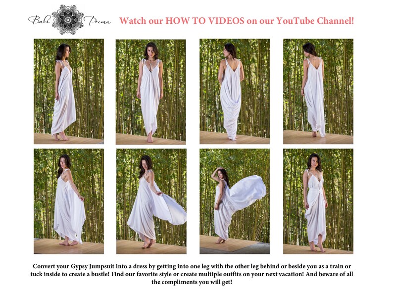 5+ Colors Mandala 20 Torso ONE SIZE Fits S-XL White Black Shown Jumpsuit Women Beach Cover Up Bohemian Summer Dress Harem Jumpsuit
