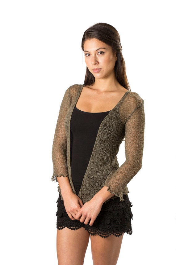 Ameri（アメリ）の「BOLERO SHEER KNIT（キャミソール）」 - WEAR