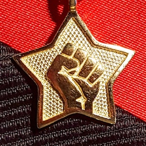Solidarity Workers Unite Fist Charm