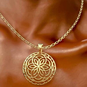 Flower Of Life Sigil Charm Pendant