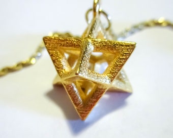 Neshama 3D impreso Merkaba encanto colgante