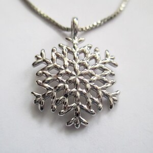 Snowflake Charm Pendant