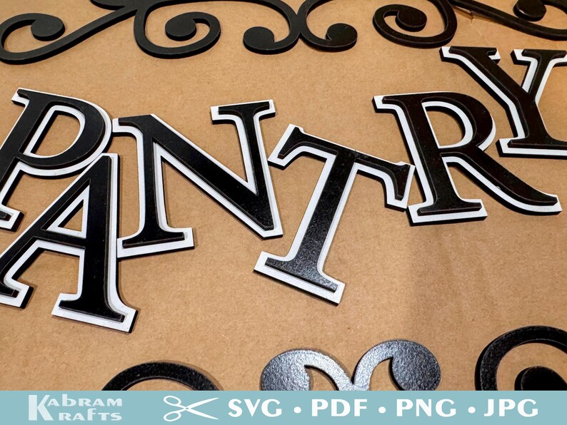 Pantry SVG Cutting File | Kitchen Pantry Sign for Laser Cut, Cricut ...