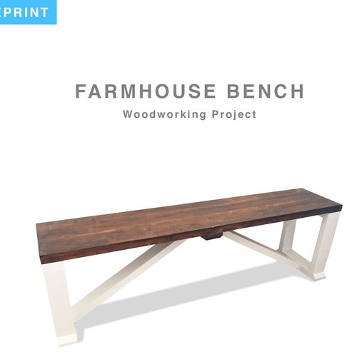 Build Instructions for a Farmhouse Bench Etsy