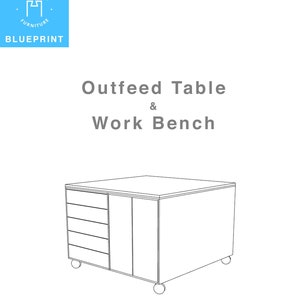Build Instructions for a Custom Outfeed Table and Workbench with Storage