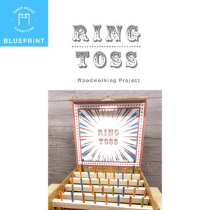 Build Instructions for a Vintage Carnival Ring Toss Game Wood Working Project and Plan image 1