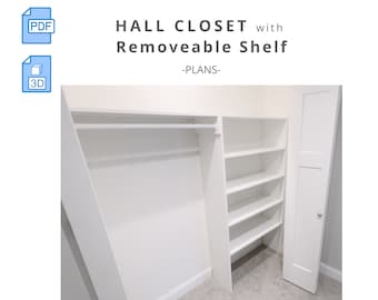 Build Instructions for a Hall Closet with removable shelf