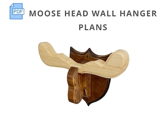 Moose Head Wall Hanger Plans a Woodworking Project Plan