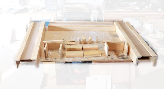 Shaker Fireplace Surround Build Kit Etsy