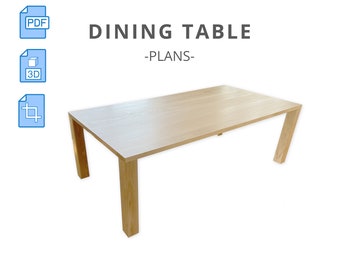 Build Instructions For a Dining Room or Conference Table | Woodworking Project Plan