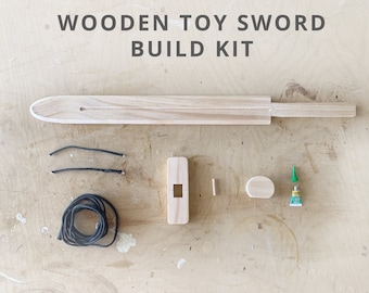 The Blacksmith Wooden Play Sword Build Kit