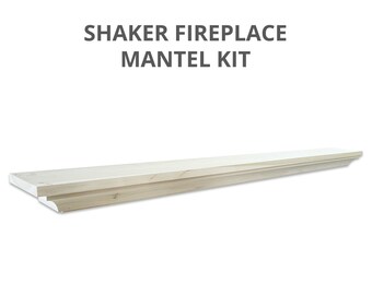 Shaker Fireplace Mantel Build Kit - FREE SHIPPING