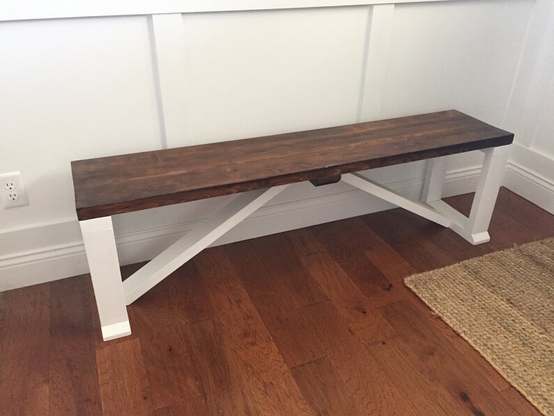 Build Instructions for a Farmhouse Bench Etsy