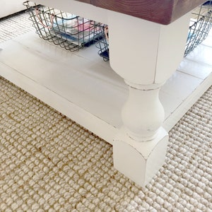 Build Instructions for a Square Farmhouse Coffee Table image 3