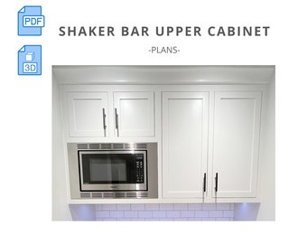 Build Instructions for a Shaker Style Bar Cabinet For A Built-In Microwave