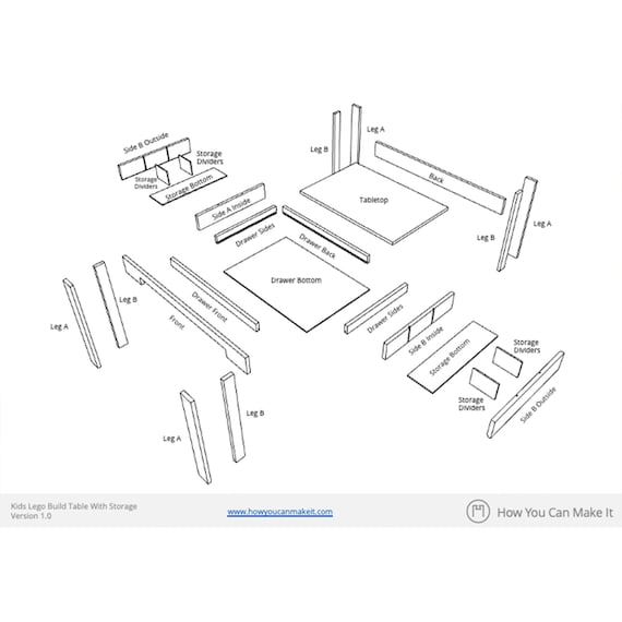 Lego table plans pdf shop