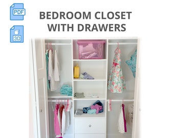 Build Instructions for a Closet With Drawers