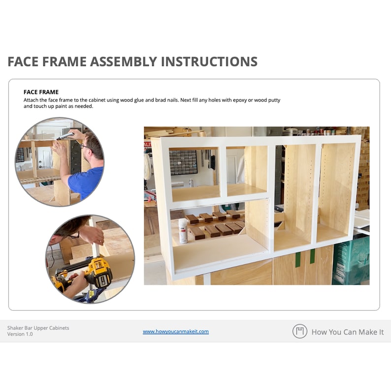 Build Instructions for a Shaker Style Bar With Etsy