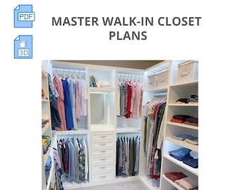 Build Blueprint for a Walk-in Primary Closet