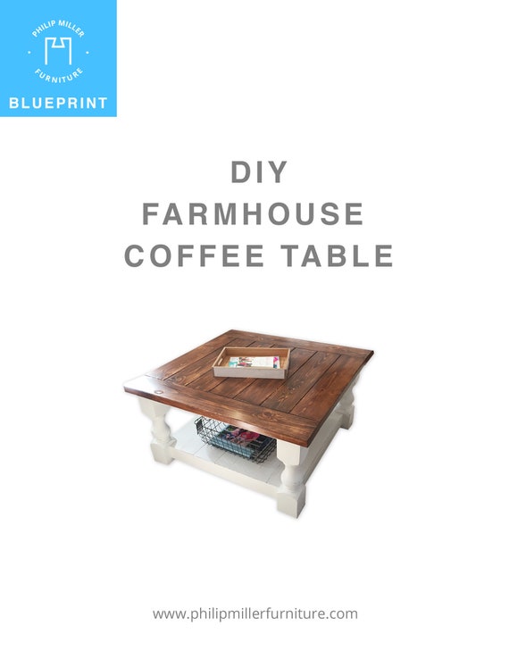 Build Instructions For A Square Farmhouse Coffee Table