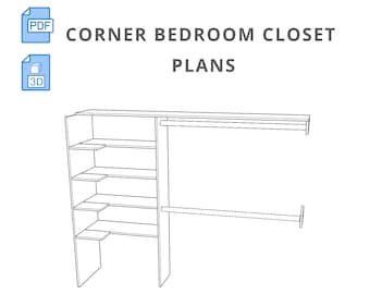 Build Instructions for a Corner Bedroom Closet