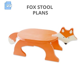 Fox Animal Stool Plans a Woodworking Project Plan