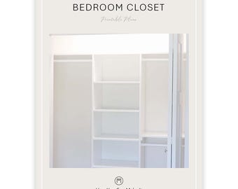 DIY Schlafzimmer Schrank Plan: Druckbare PDF, 3D SketchUp Modell