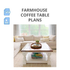 Build Instructions for a Square Farmhouse Coffee Table