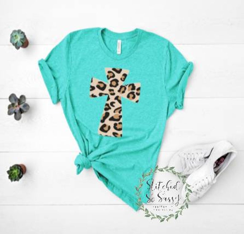 Leopard Cross vinyl shirt vinyl women/'s svg Bible vinyl shirt Easter cross vinyl shirt HTC