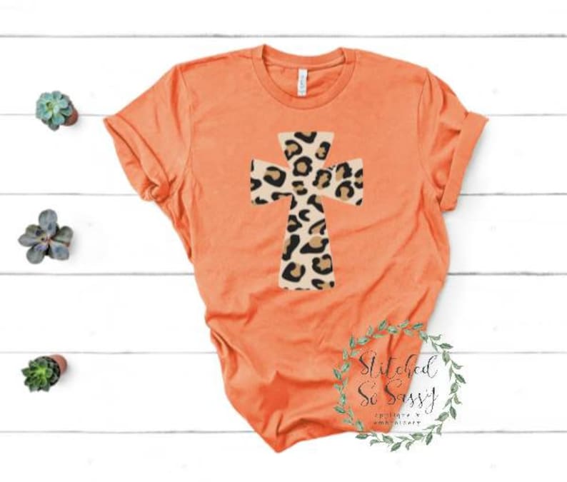 Leopard Cross vinyl shirt vinyl women/'s svg Bible vinyl shirt Easter cross vinyl shirt HTC