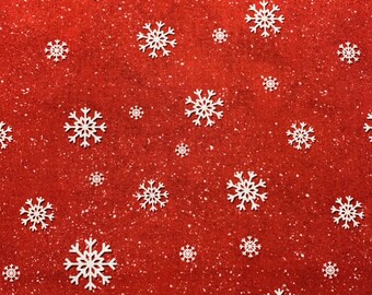 Circle Christmas Snowflake Illustration Glasses Case Eyeglasses Clam Shell Holder Storage Box