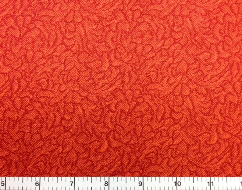 BRUSH STROKES - Yellow Green Red Rooster INKED 100/% Cotton Fabric-Per 1//2 Yard