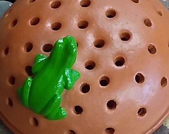 Handmade Frog Mosquito Coil Holder: Australian Outdoor Decor