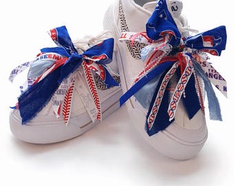 Texas Rangers Sneaker & Short Boot Tassels – Custom Game Day Accessories