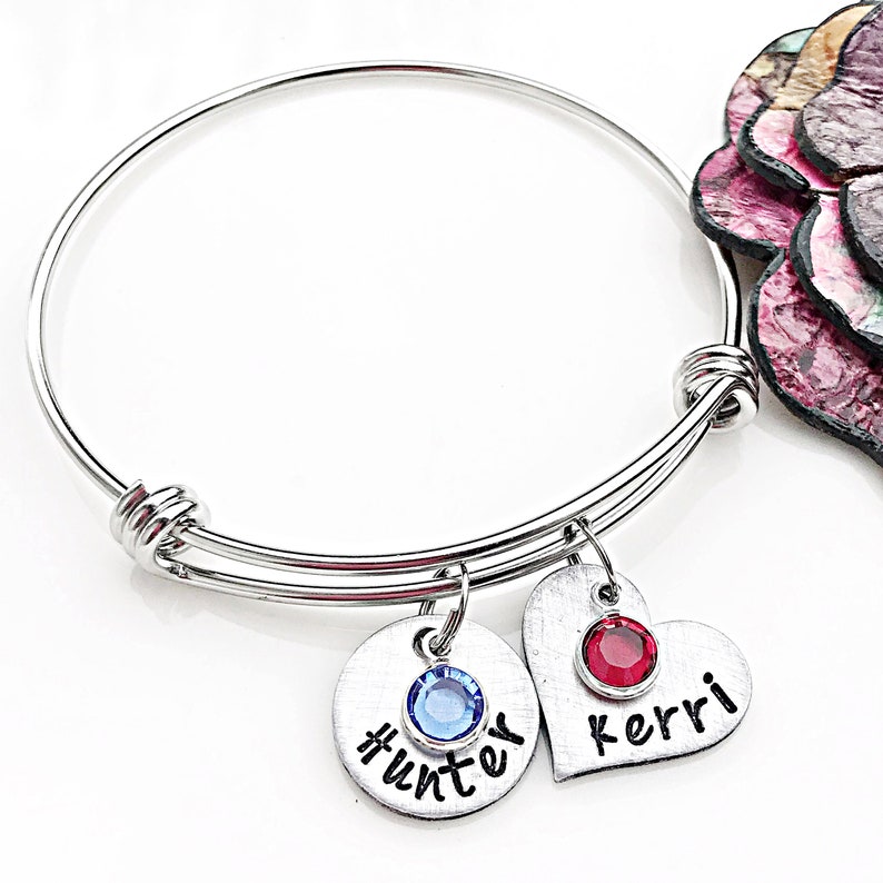 mother's day charm bracelet personalized