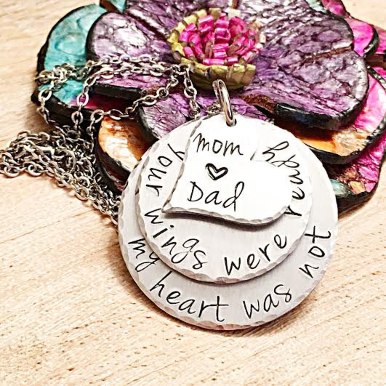 Loss of Parent Gifts Bereavement Jewelry for Daughter Parent Etsy