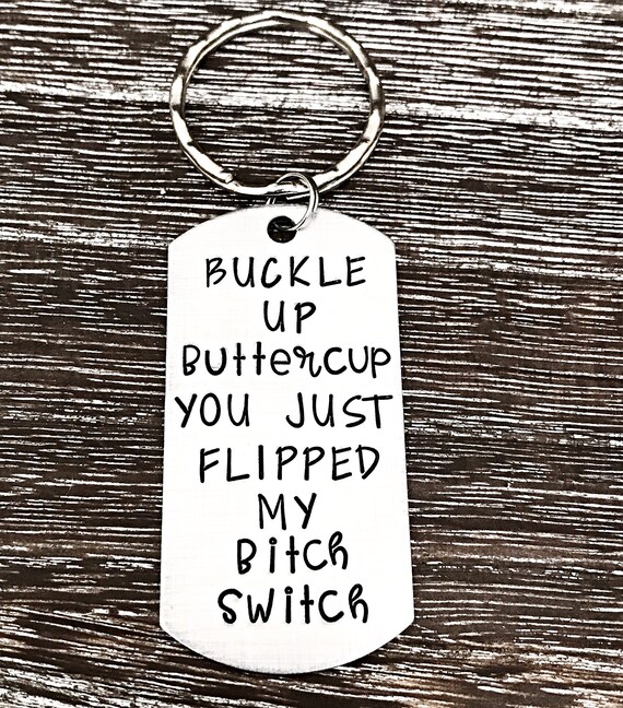 buckle up keychain