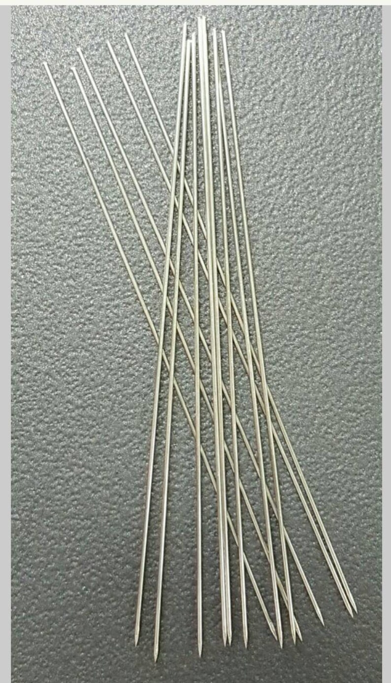 Hat Pin Blanks 7 inches Stainless Steel. Make Your Own Stick Etsy