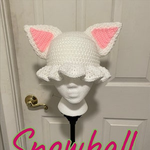 Cat Hat - Cat Bucket Crochet Hat