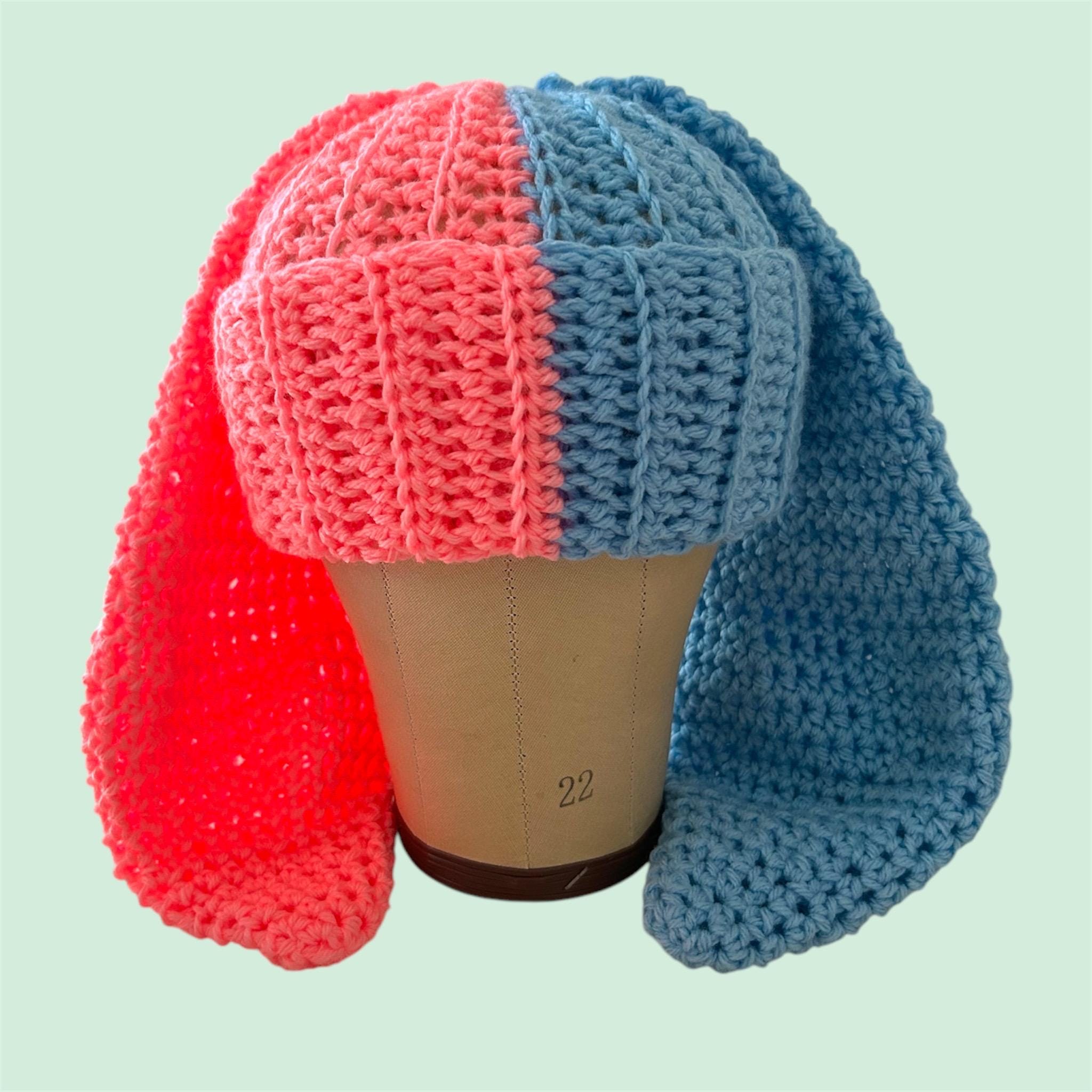 Beanie Bunny Hat - Crochet Hat - Crochet Beanie - Bunny Hat