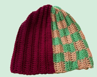 Crochet Beanies - Beanies - Cute Hats - Anime Hats - Anime Beanie - Winter Beanies - Giyu Inspired