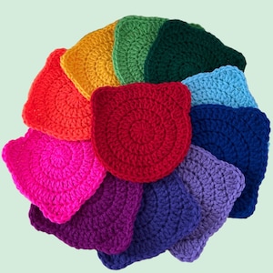 Bear Coasters - Crochet Coasters - Coasters - Set of 2