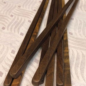 Schwarze Walnuss Kochen / Servieren Essstäbchen, 13 "(Kaufen Sie 4 und erhalten Sie 1 GRATIS)"