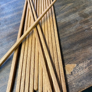 Bacchette da cucina/da portata extra lunghe in rovere, 54,7 cm (Acquista 4, ricevi 1 GRATIS)