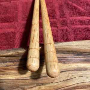 Oak Hair Sticks, 6.25”