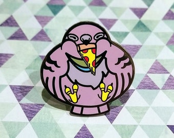 Chubby Pizza Pigeon (NYCC EXCLUSIVE) 1.5" Hard Enamel Pin